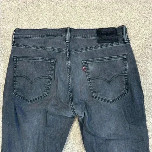 🏖️ Men’s Levi’s 511 grey black jeans in size 36 x 32 - Picture 6 of 8